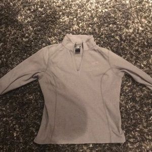 Grey zip up sweatshirt